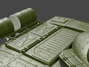 T-72 ural 3D Model