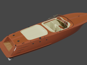 aquadelmo boat 3D Model