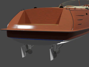 aquadelmo boat 3D Model