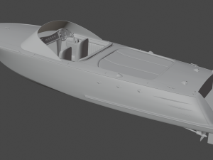 aquadelmo boat 3D Model
