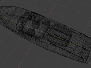 aquadelmo boat 3D Model