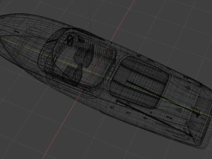 aquadelmo boat 3D Model