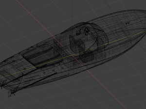 aquadelmo boat 3D Model