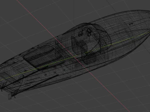 aquadelmo boat 3D Model