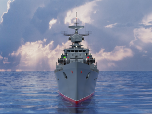 Patrol ship of the project 50 3D Model