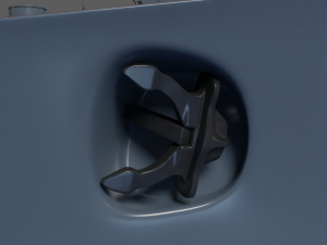 Patrol ship of the project 50 3D Model