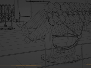 Patrol ship of the project 50 3D Model