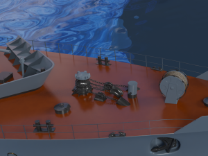 Patrol ship of the project 50 3D Model