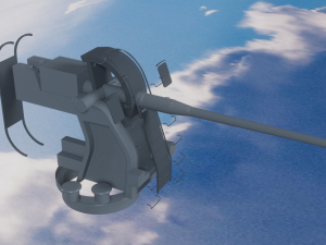 Patrol ship of the project 50 3D Model