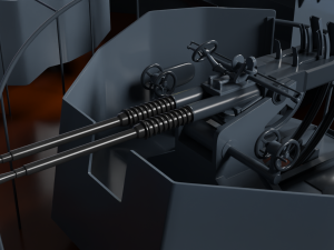 Patrol ship of the project 50 3D Model