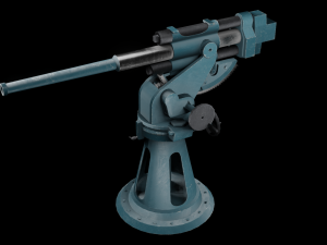 21-K 45 mm caliber Cannon 3D Models