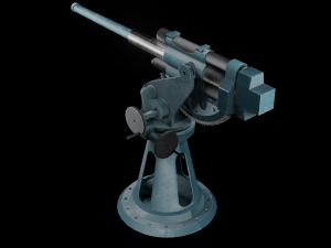 21-K 45 mm caliber Cannon 3D Model