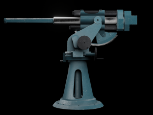 21-K 45 mm caliber Cannon 3D Model