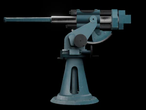 21-K 45 mm caliber Cannon 3D Model