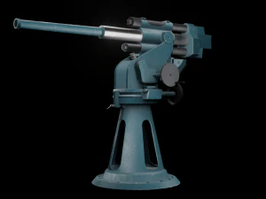 21-K 45 mm caliber Cannon 3D Model