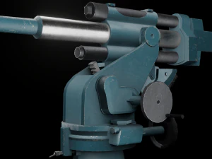 21-K 45 mm caliber Cannon 3D Model