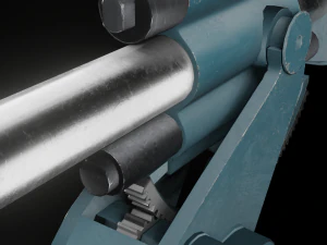 21-K 45 mm caliber Cannon 3D Model