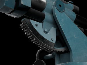 21-K 45 mm caliber Cannon 3D Model