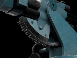 21-K 45 mm caliber Cannon 3D Model