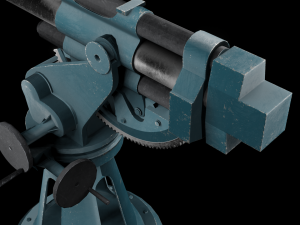 21-K 45 mm caliber Cannon 3D Model