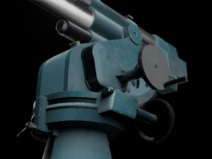 21-K 45 mm caliber Cannon 3D Model