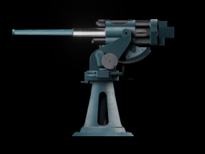 21-K 45 mm caliber Cannon 3D Model