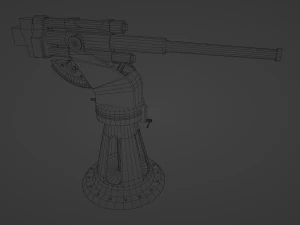21-K 45 mm caliber Cannon 3D Model