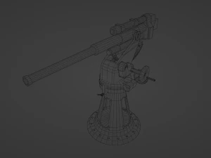 21-K 45 mm caliber Cannon 3D Model