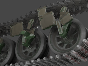 The T-72 Ural Model 3D