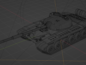 The T-72 Ural Model 3D