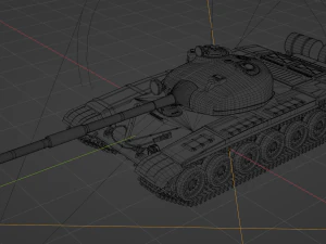The T-72 Ural 3D Model