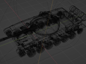 The T-72 Ural Model 3D