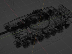 The T-72 Ural 3D Model