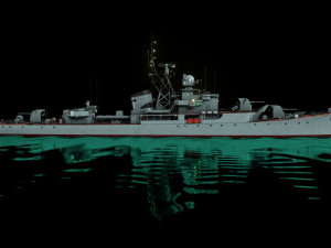 Patrol ship of the project 50 3D Model
