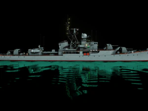 Navio patrulha do projeto 50 Modelo 3D