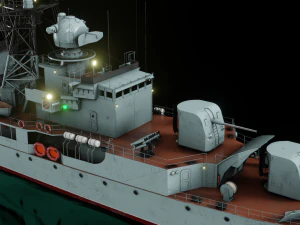 Navio patrulha do projeto 50 Modelo 3D