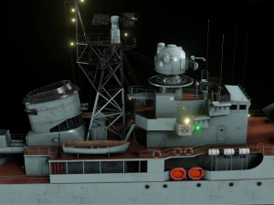 Navio patrulha do projeto 50 Modelo 3D