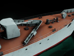 Navio patrulha do projeto 50 Modelo 3D