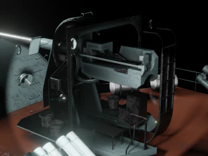 Navio patrulha do projeto 50 Modelo 3D
