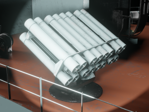 Patrol ship of the project 50 3D Model