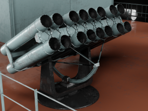 Patrol ship of the project 50 3D Model