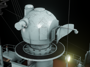 Patrol ship of the project 50 3D Model