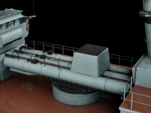 Patrol ship of the project 50 3D Model