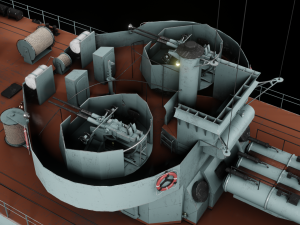 Patrol ship of the project 50 3D Model