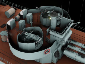 Navio patrulha do projeto 50 Modelo 3D