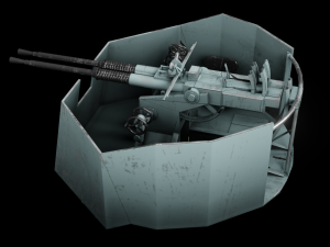 Patrol ship of the project 50 3D Model