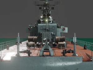 Patrol ship of the project 50 3D Model