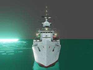 Navio patrulha do projeto 50 Modelo 3D