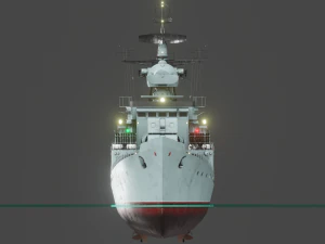 Navio patrulha do projeto 50 Modelo 3D