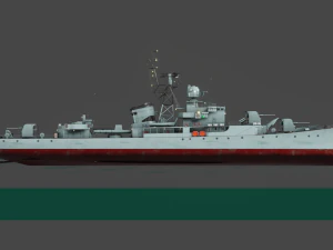 Navio patrulha do projeto 50 Modelo 3D